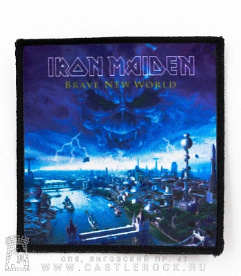 нашивка iron maiden "brave new world"