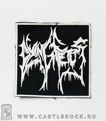 нашивка dying fetus (лого белое)