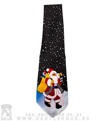 галстук санта-клаус