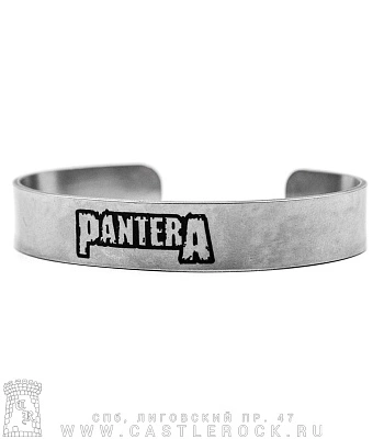 браслет стальной с гравировкой pantera
