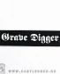 нашивка grave digger (лого белое)