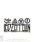 значок цанга led zeppelin (лого)
