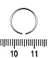 Кольцо для носа Сталь Разжимное 0,8 х 12