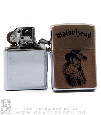 зажигалка с гравировкой motorhead lemmy 1