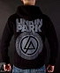 балахон на молнии linkin park (серое лого)