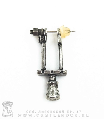 серьга alchemy gothic (алхимия готик) e267 knife switch