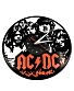 часы настенные винил ac/dc