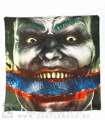 чехол на подушку joker джокер "arkham asylum"