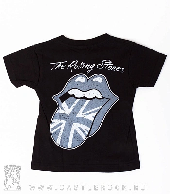 футболка детская rolling stones (лого язык-флаг)