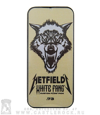 набор медиаторов metallica hetfield white fang (6 шт., 0,73 мм) ph122t.73