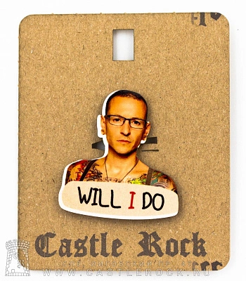 значок деревянный linkin park chester bennington "will i do"