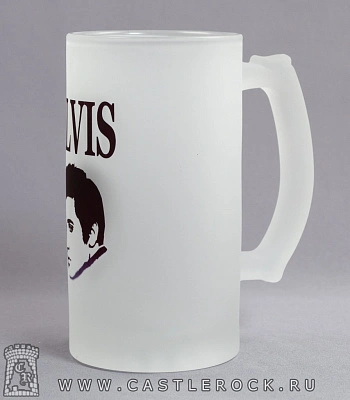 кружка пивная стеклянная elvis presley