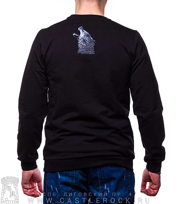 свитшот волк (желтые глаза, светится)