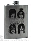 фляга стальная с гравировкой kiss 8 oz