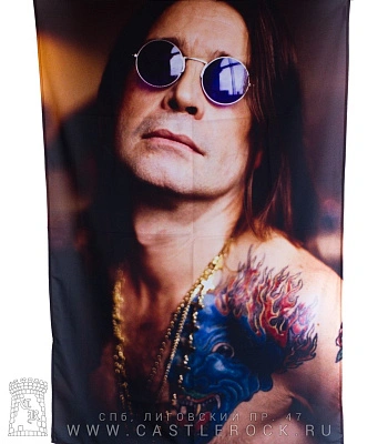 постер тканевый ozzy osbourne (крупный план)