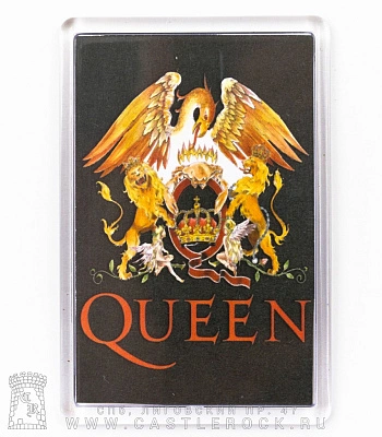 магнит прямоугольный queen (герб)