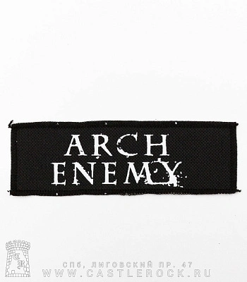 нашивка arch enemy (надпись белая)