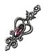 серьга alchemy gothic (алхимия готик) e232 midnight ear chain