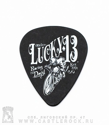 медиатор dunlop байкер "lucky 13" l18