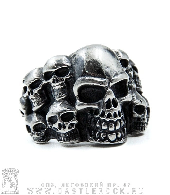 кольцо черепа (россыпь, среднее) 2