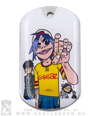 жетон цветной gorillaz