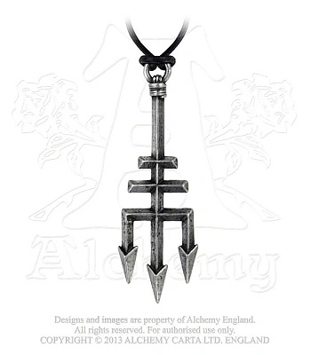 подвес alchemy gothic (алхимия готик) p686 black trinity trident