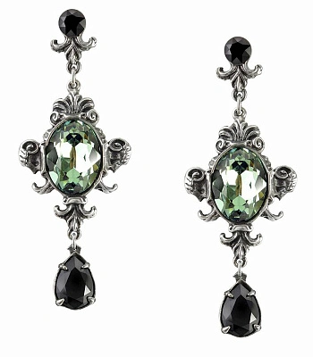 серьги alchemy gothic (алхимия готик) e273 queen of the night