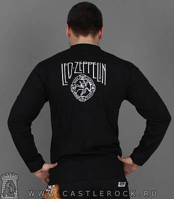 футболка led zeppelin (ч/б) д/р