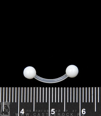 Микробанан Биофлекс с Акриловыми Шариками (белый) 1,2 х 10 х 4/4