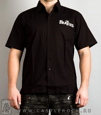 рубашка с коротким рукавом beatles 
