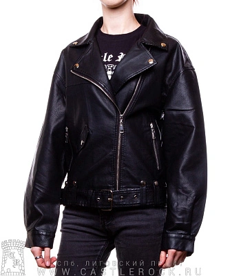 косуха женская к/з оверсайз h-294