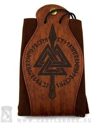 сумка на пояс валькнут в руническом круге