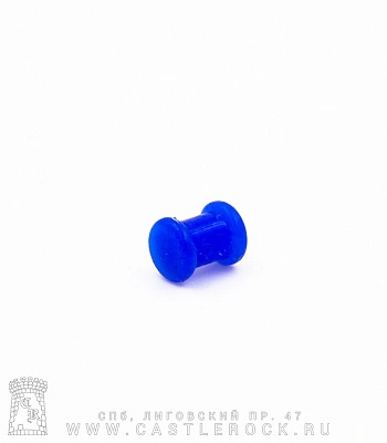 Плаг Силикон Синий 6 мм