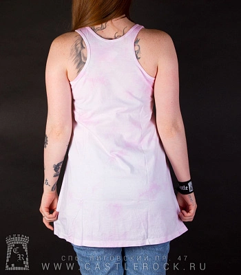 туника кошка с пудреницей (розовая)