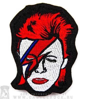 нашивка david bowie "aladdin sane" (вышивка)