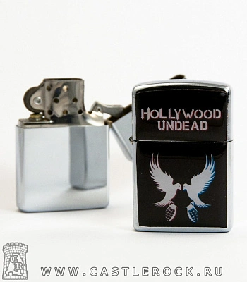 зажигалка цветная hollywood undead (голуби)