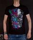 футболка череп логический творческий (светится)