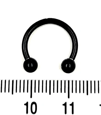 Циркуляр Сталь с Шариками Черный 1,6 х 12 х 4/4