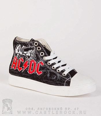 кеды ac/dc (пушка)