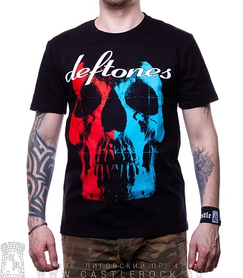 футболка deftones (череп)