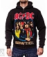 балахон на молнии ac/dc "highway to hell"