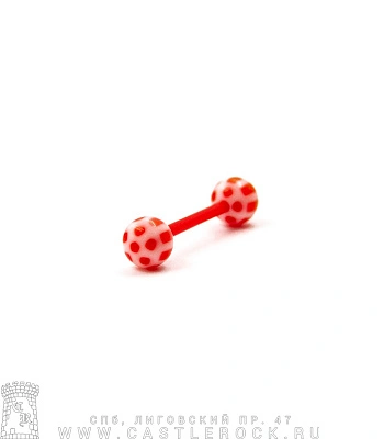 Штанга Биофлекс с Акриловыми Шариками Полосы (красная) 1,6 х 14-15 х 6/6