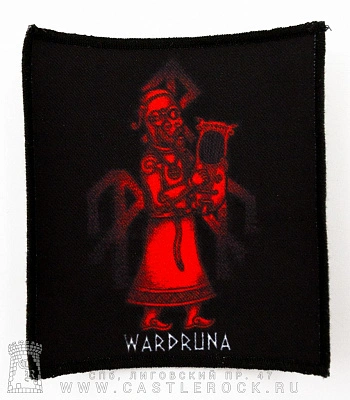 нашивка wardruna "skald" (квадратная)