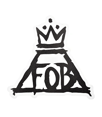 наклейка виниловая fall out boy (лого)