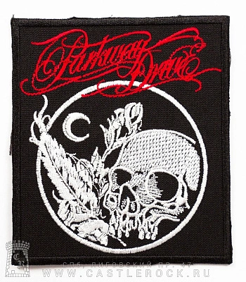 нашивка parkway drive (череп, вышивка)