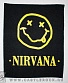 нашивка на спину nirvana (смайл)