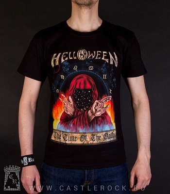футболка helloween "the time of the oath"