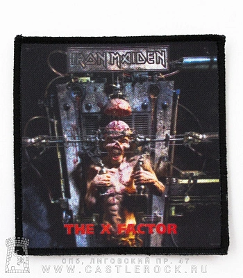 нашивка iron maiden "the x factor"