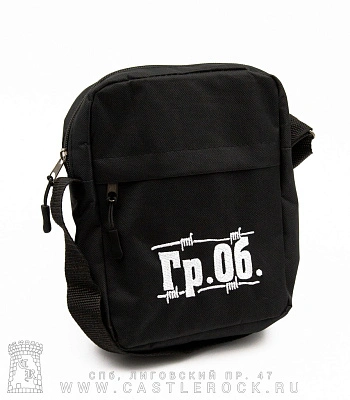 сумка на плечо с вышивкой гражданская оборона