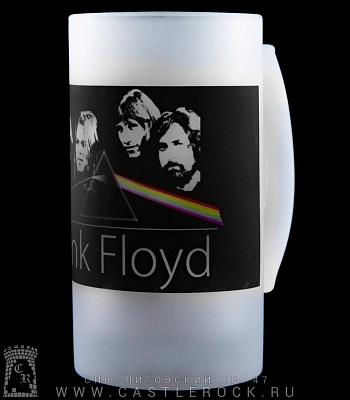 кружка пивная стеклянная pink floyd (группа)